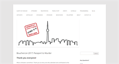 Desktop Screenshot of bouchercon2017.com